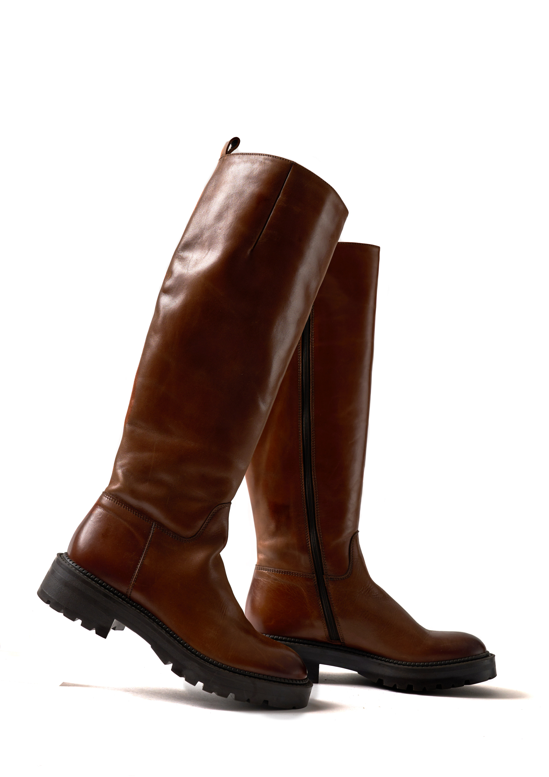 bota alta marron riva 2